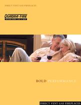 Direct vent Gas fireplaces