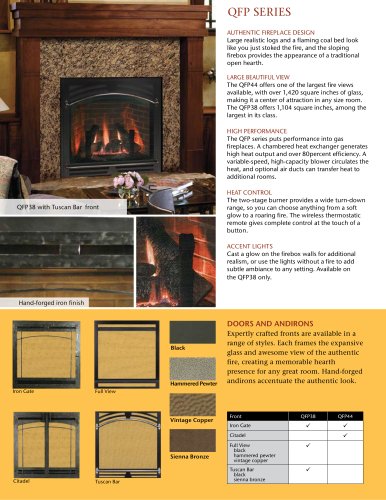 QFP GAS FIREPLACE SERIES