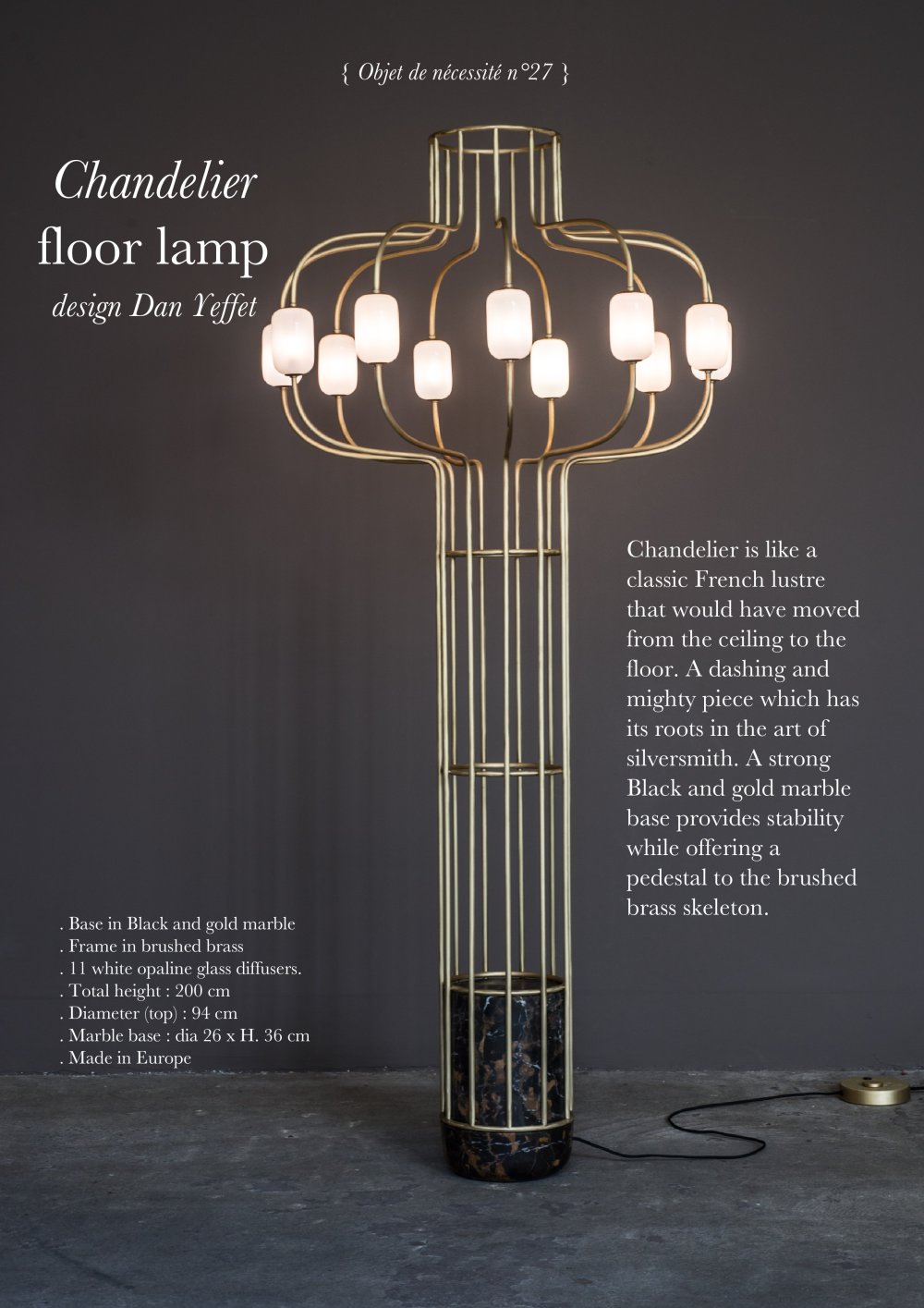 Chandelier Floor Lamp Collection Particuliere Pdf Catalogues Chandelier Floor Lamp 1 Pages