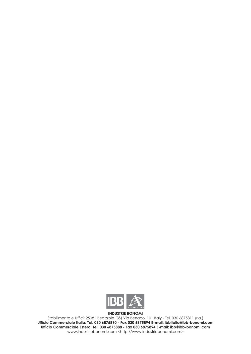 IBB INDUSTRIE BONOMI - 