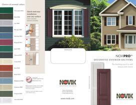 Decorative shutters