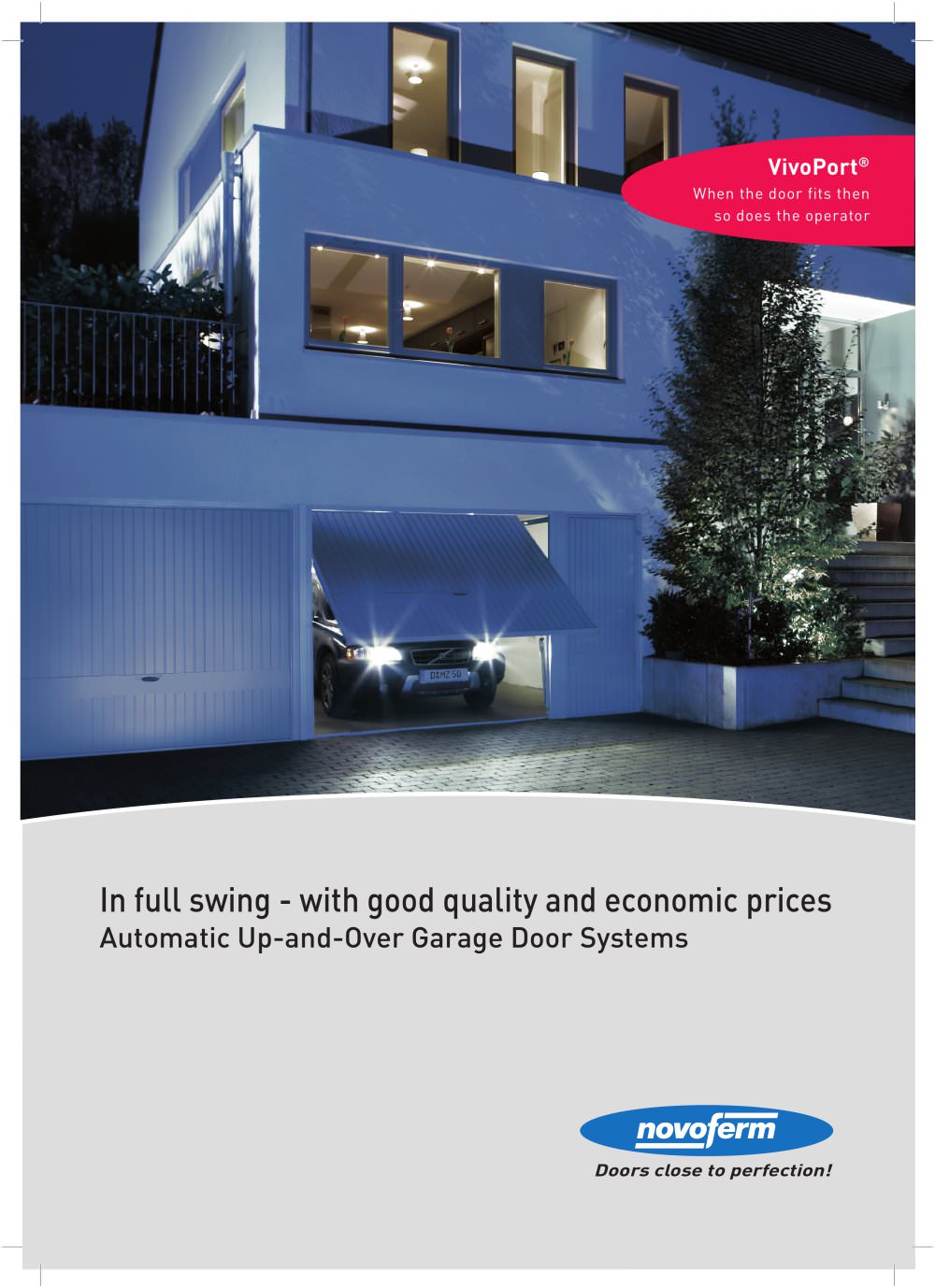 Automatic Up And Over Garage Door Systems Novoferm Automatic Up And Over Garage Door Systems 1 8 Pages