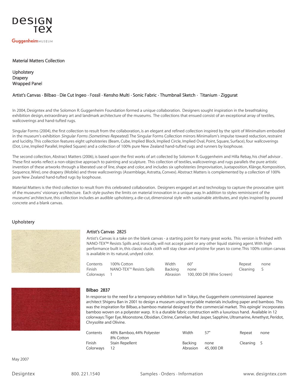 DESIGNTEX - 27581, 733, 27899, 19116, 29619, 19245, 20525, 778