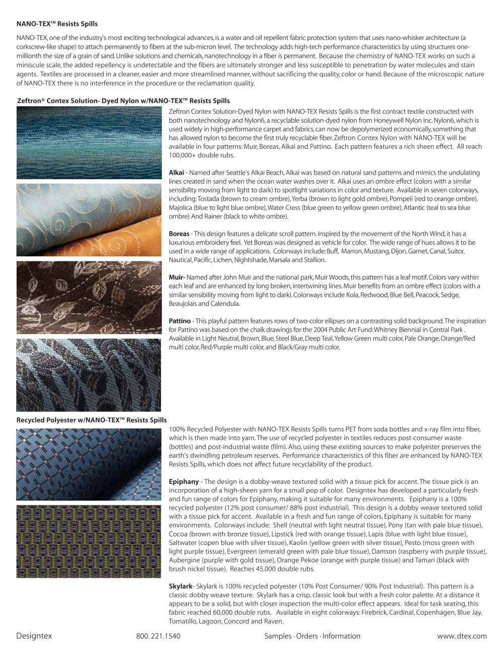 DESIGNTEX - 733, 18470, 29628, 31523