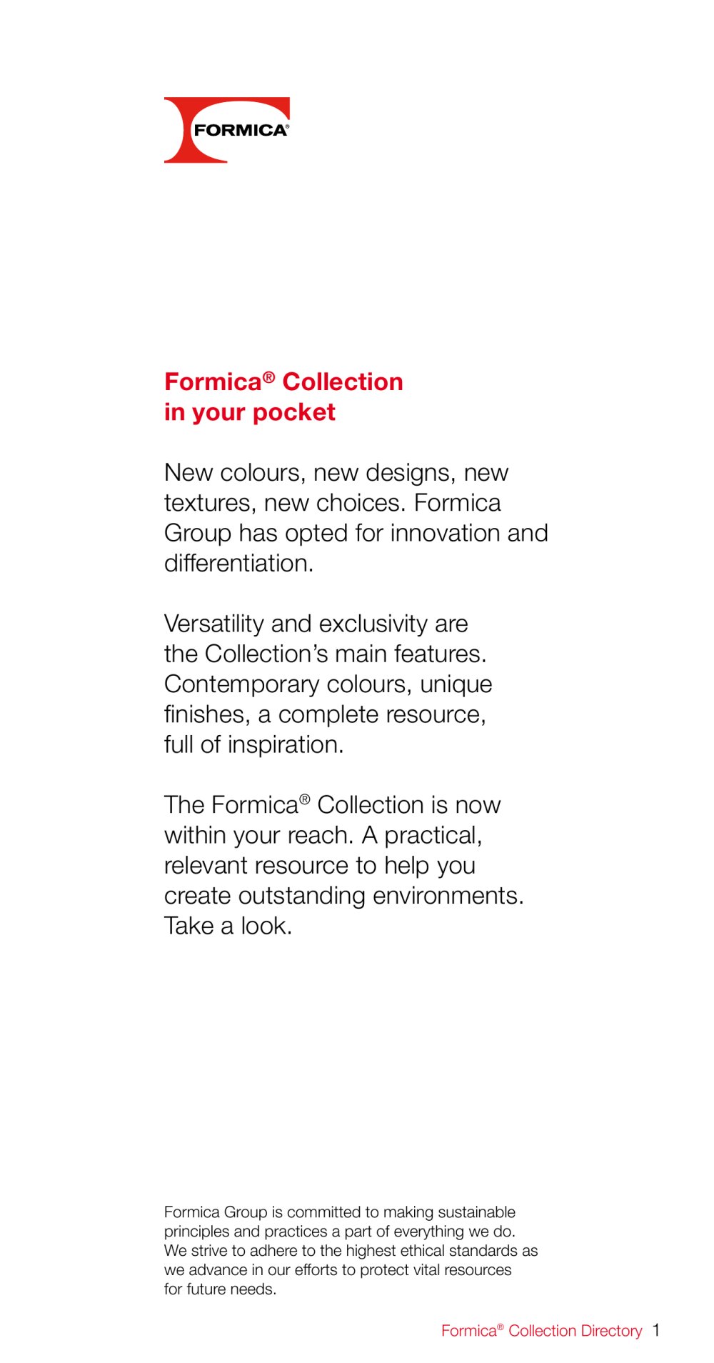 Formica collection directory