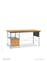 Eames Desk and Storage Units Product Sheet