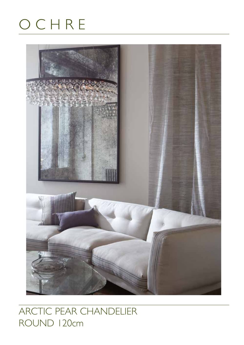 Arctic Pear Chandelier Round Ochre Pdf Catalogues Arctic Pear Chandelier Round 1 2 Pages