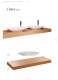 Washbasin CONCA OVALE