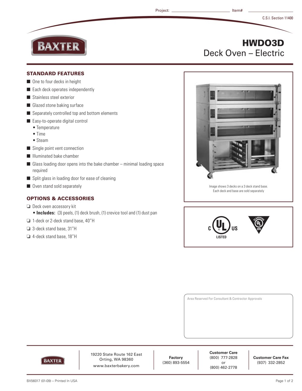 BAXTER - 6273, 239790, 17249, 19848