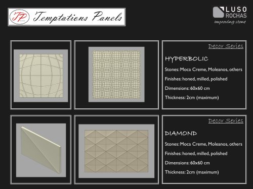 Decorative wall panels - Temptations Panels