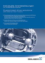 Flyer Customized drive solutions with external rotor motors