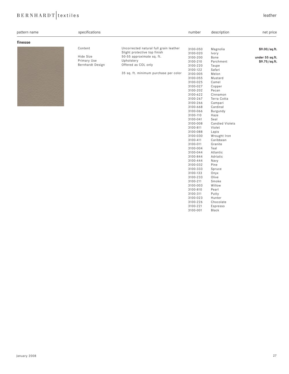 BERNHARDT textiles - 
