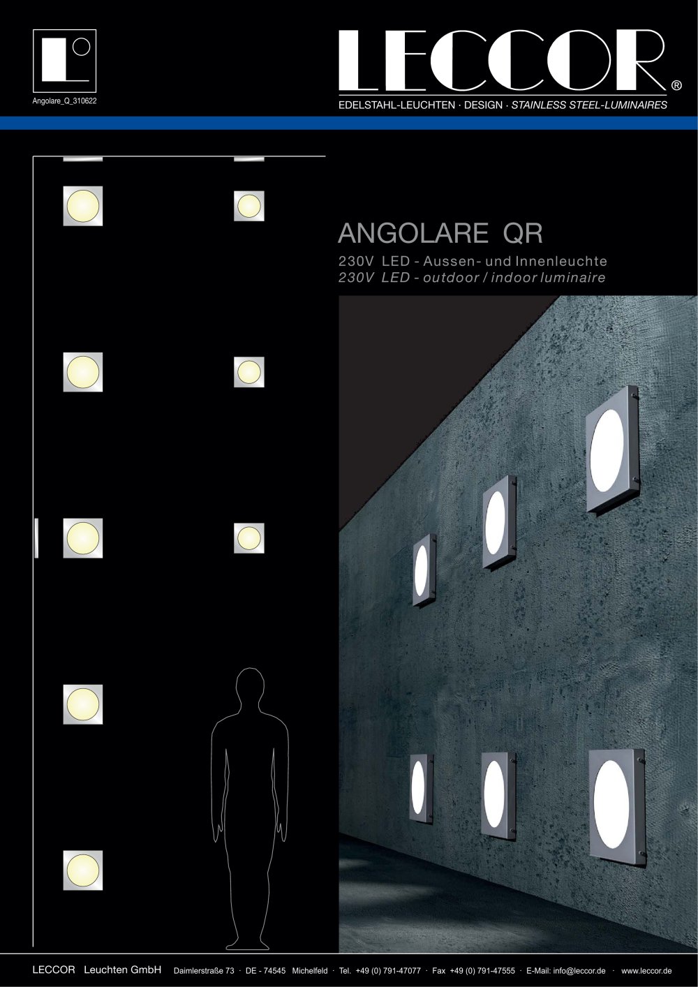 Angolare Qr Wall Ceiling Light Leccor Pdf Catalogues