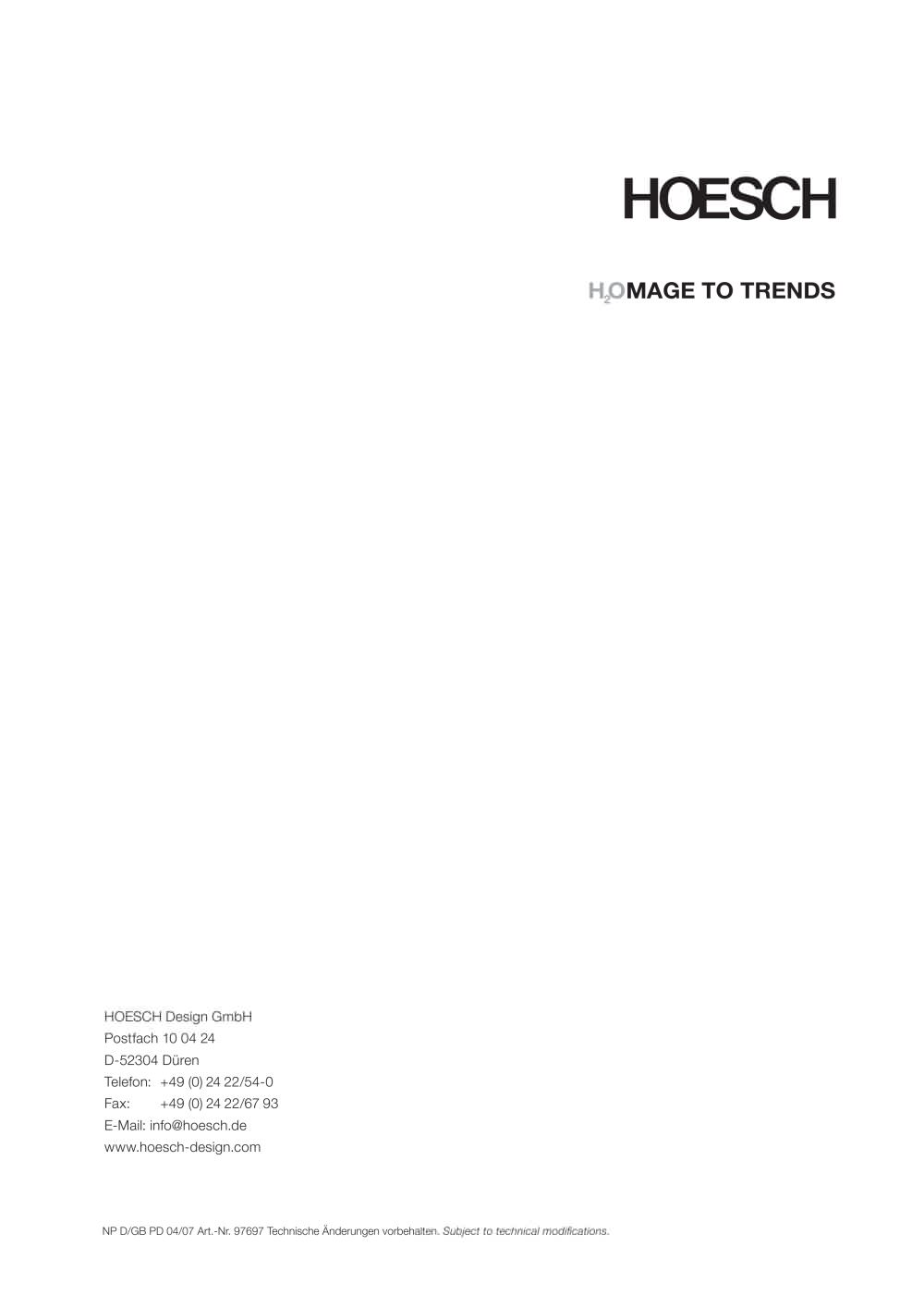 HOESCH Design - 