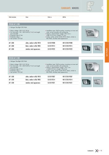 ESYLUX Novelties 2008