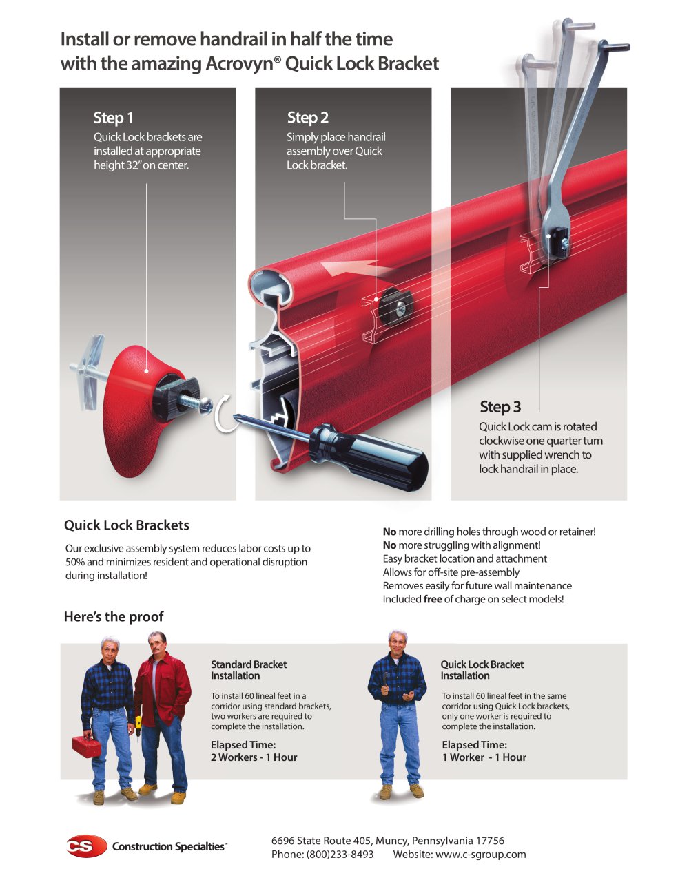 quick lock flyer cs construction specialties pdf catalogues