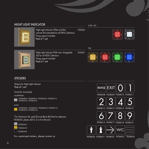 FEDE - SWITCH & LED