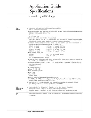 Drywall Suspension System