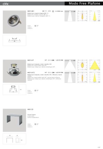 Halogen downlight MODO FREE