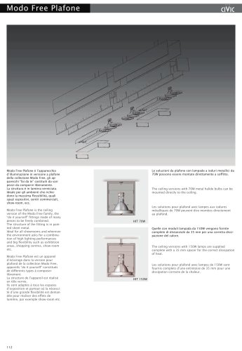 Halogen downlight MODO FREE