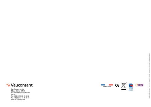 Vauconsant, the environmentally friendly choice