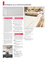 DURABASE&reg; BRAND GYPSUM WALLBOARD