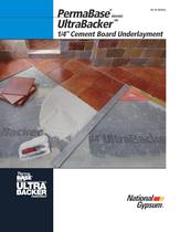PermaBase &reg; BRAND UltraBacker TM 1/4"Cement Board Underlayment