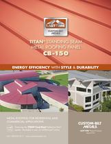  TITAN&reg;  STANDING SEAM METAL ROOFING PANEL CB-150
