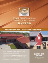  TITAN&reg;  STANDING SEAM METAL ROOFING PANEL SL-1750