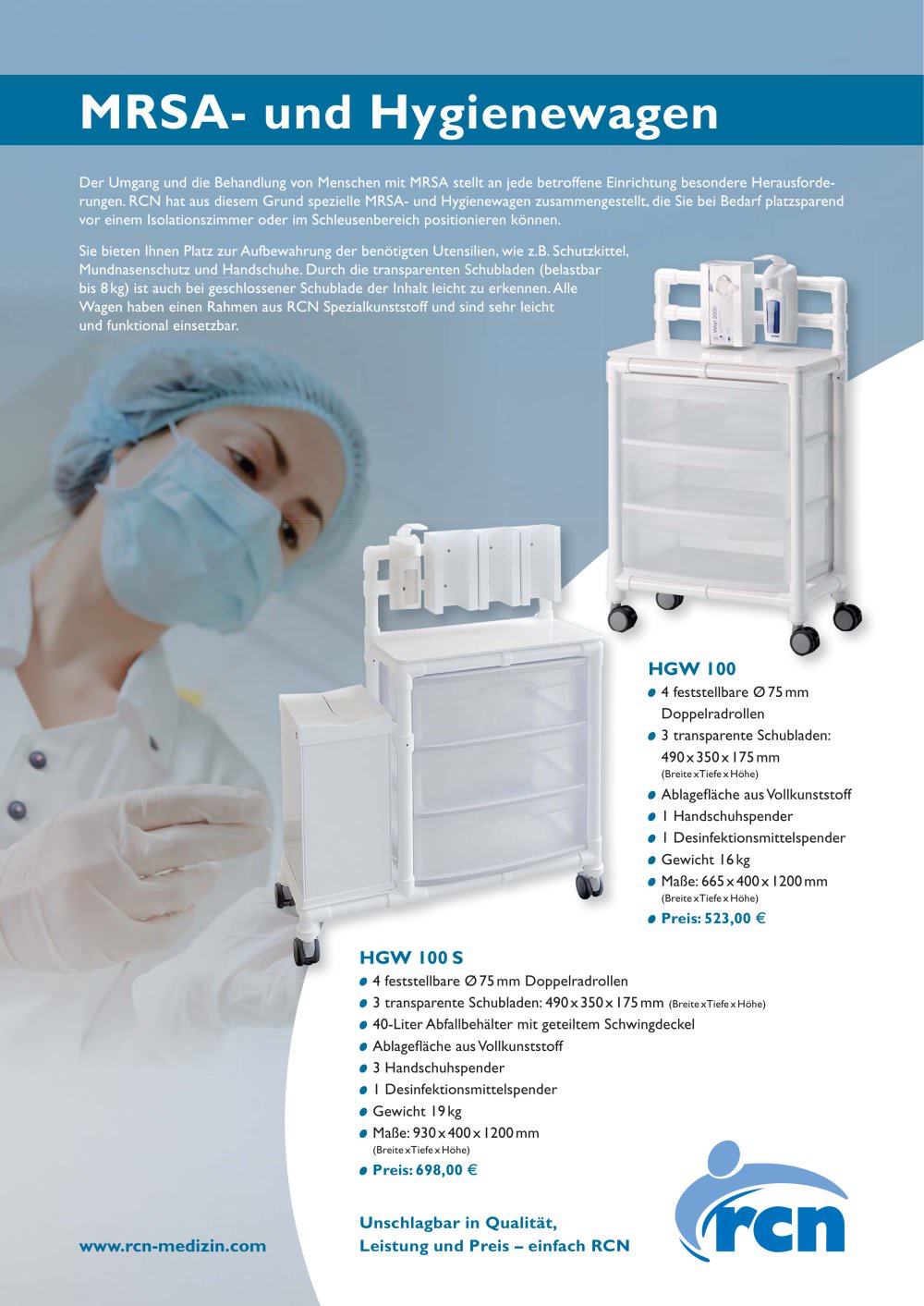 Mrsa Und Hygienewagen Rcn Medizin Und Rehatechnik Pdf