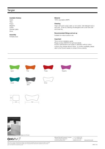 OMVIVO SPECIFICATION CATALOGUE