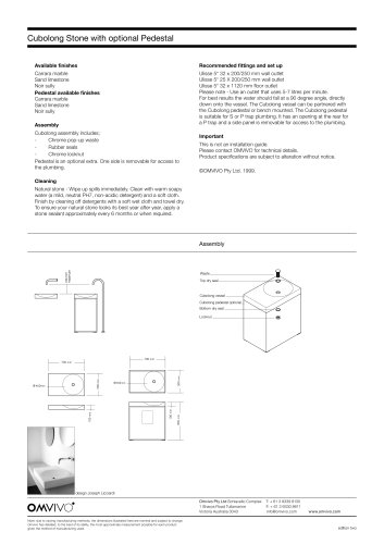 OMVIVO SPECIFICATION CATALOGUE