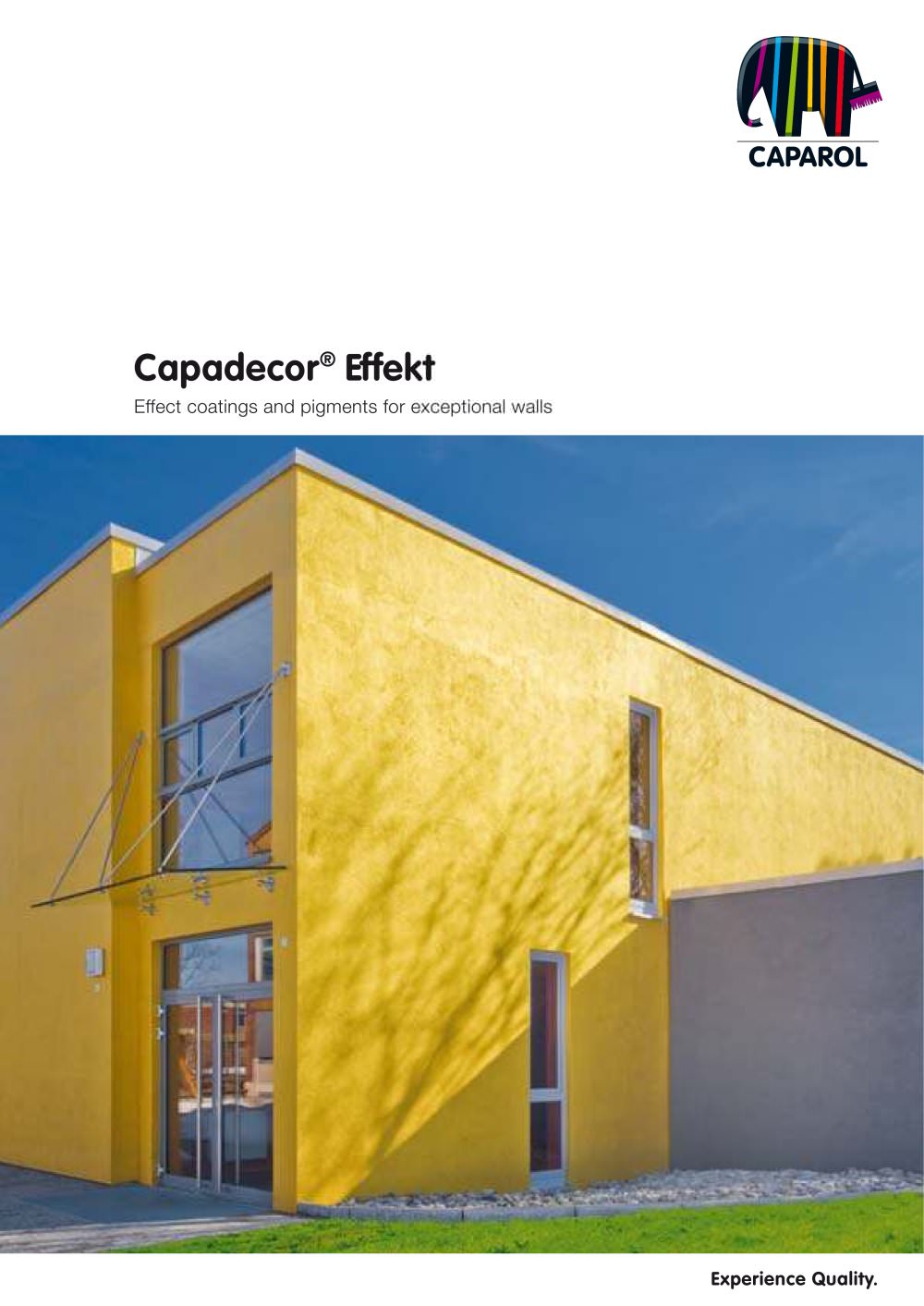 Brochure capadecor effekt caparol pdf catalogues ...