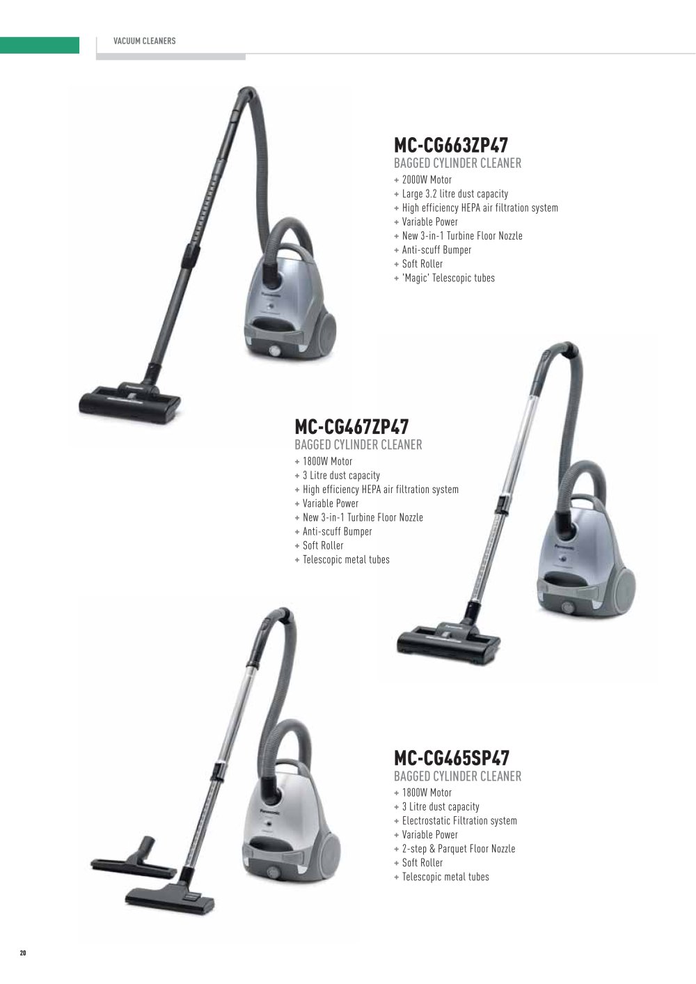 PANASONIC Home Appliances - 