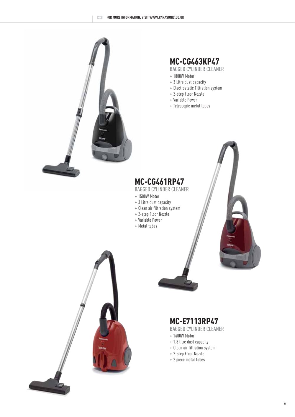 PANASONIC Home Appliances - 
