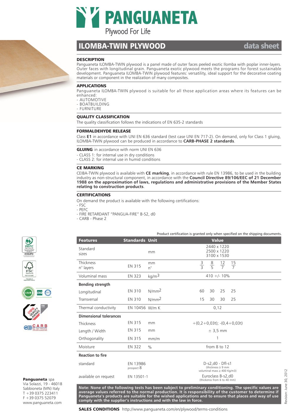 ilomba twin plywood panguaneta spa pdf catalogues plywood data sheet
