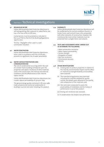  Solitex WA Breathable Wall Protection Membrane