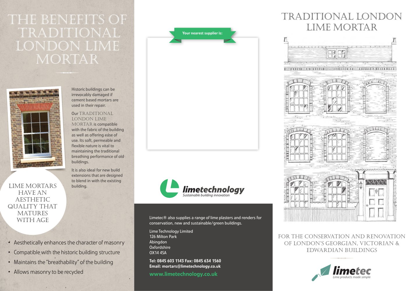 TRADITIONAL LONDON LIME MORTAR - 1 / 2 Pages
