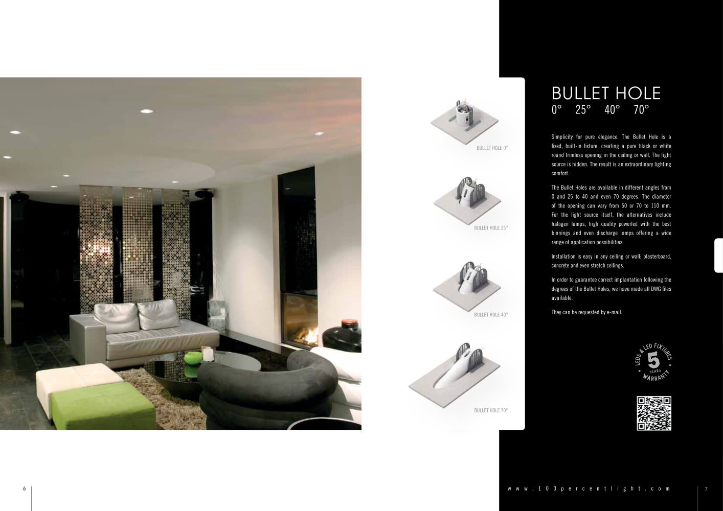 Bullet Hole 100 Light Bvba Pdf Catalogues Documentation Bullet Hole 1 8 Pages