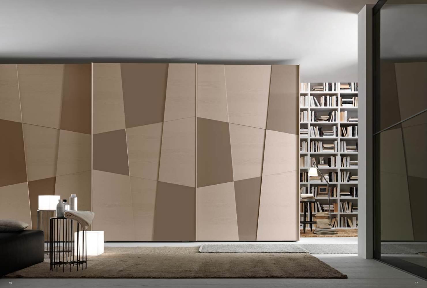 Built in lacquered wardrobe with sliding doors alibi tecnopolis ... Armadio ante scorrevoli shabby