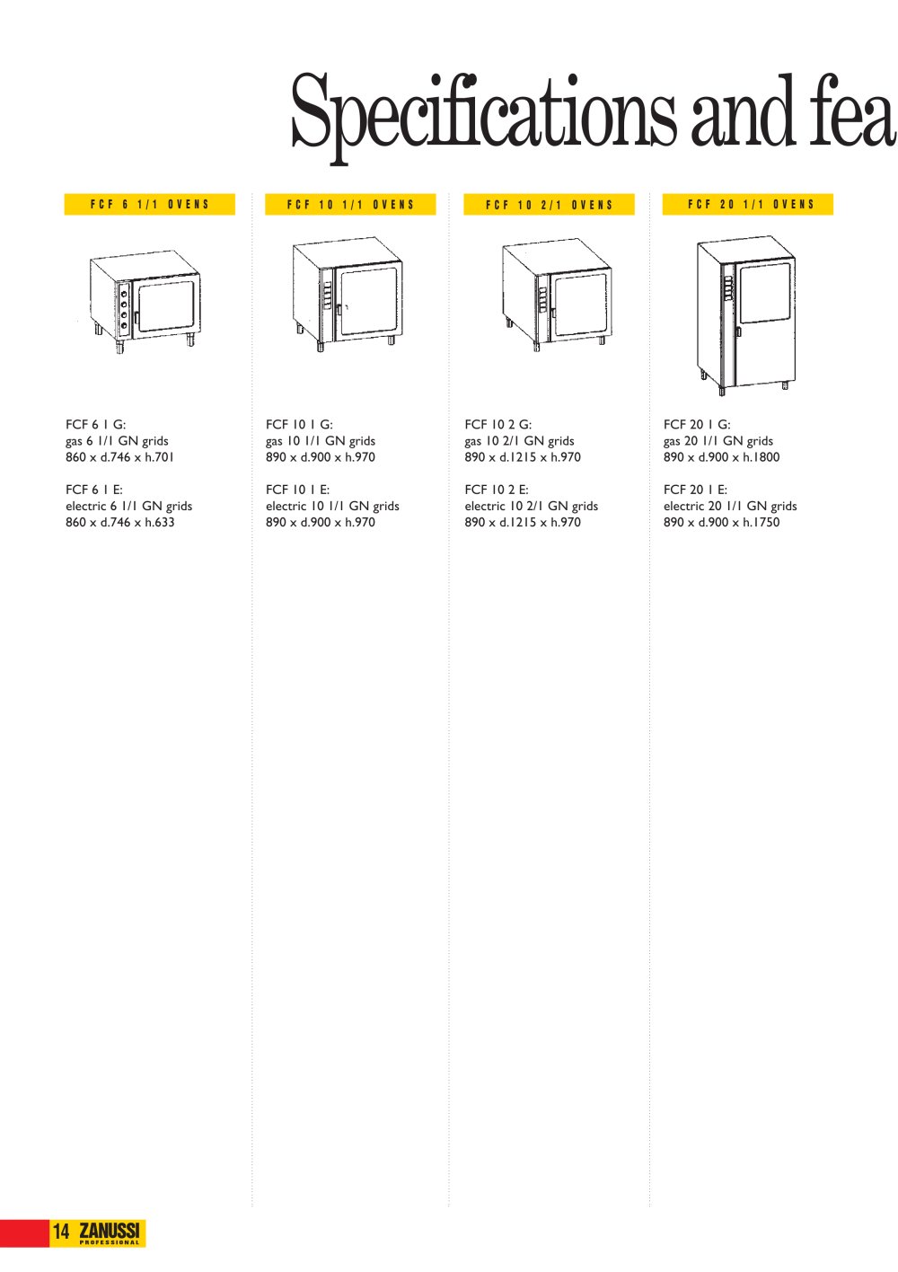 ZANUSSI PROFESSIONAL - 
