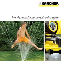 The new range of K&auml;̈rcher pumps.