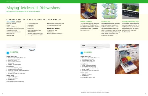 Kitchen-Dishwasher, Disposer Brochure