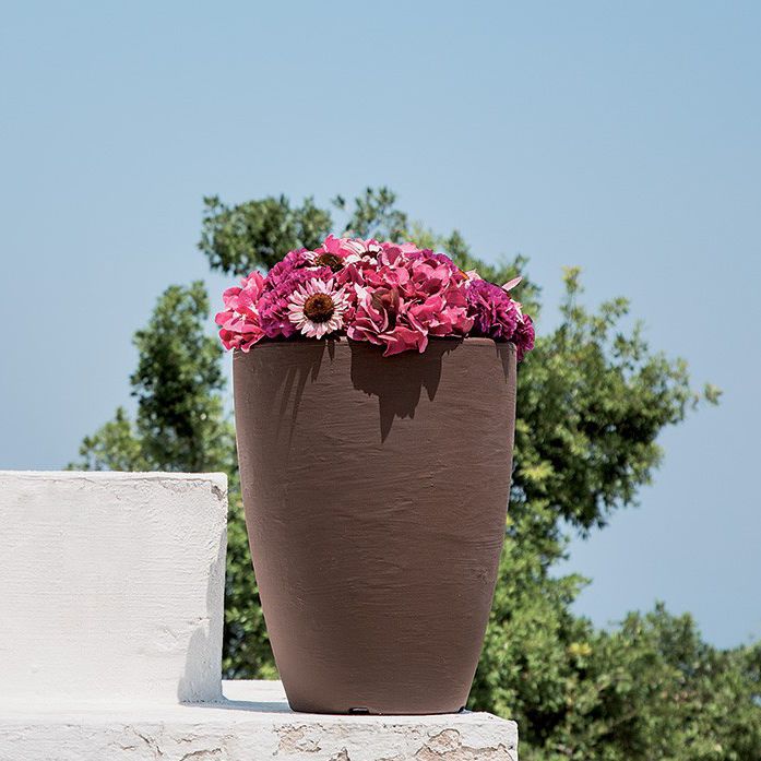 Vaso De Jardim Em Polietileno Rotomoldado CROMIA ADONE ROUND