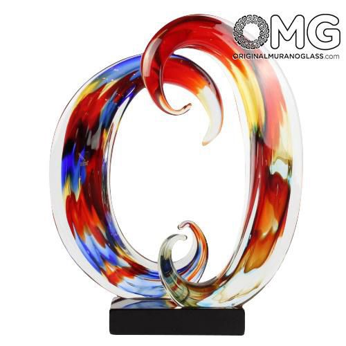 Escultura Em Vidro De Murano Limited Edition Of Art Original