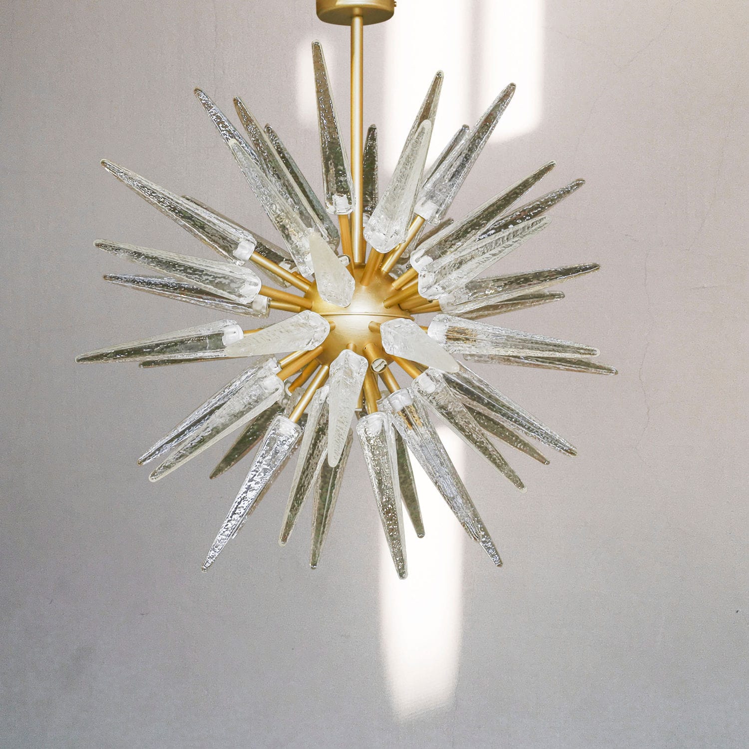 Lustre Vintage Sputnik Vint Bottega Veneziana Em Cristal Em