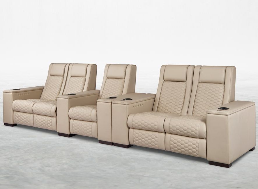 Poltrona De Cinema Em Couro Corniche Karlsson Seating Ltd Da