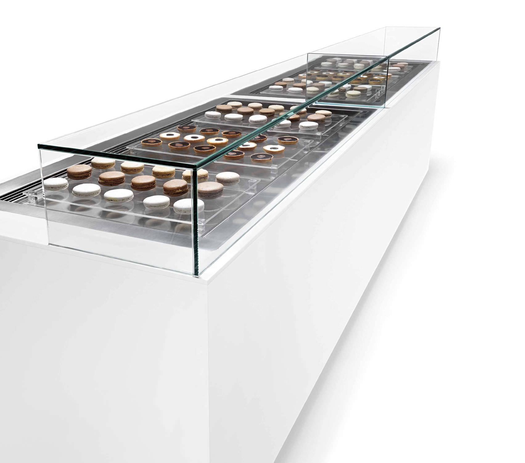 vitrina refrigerada balcão com