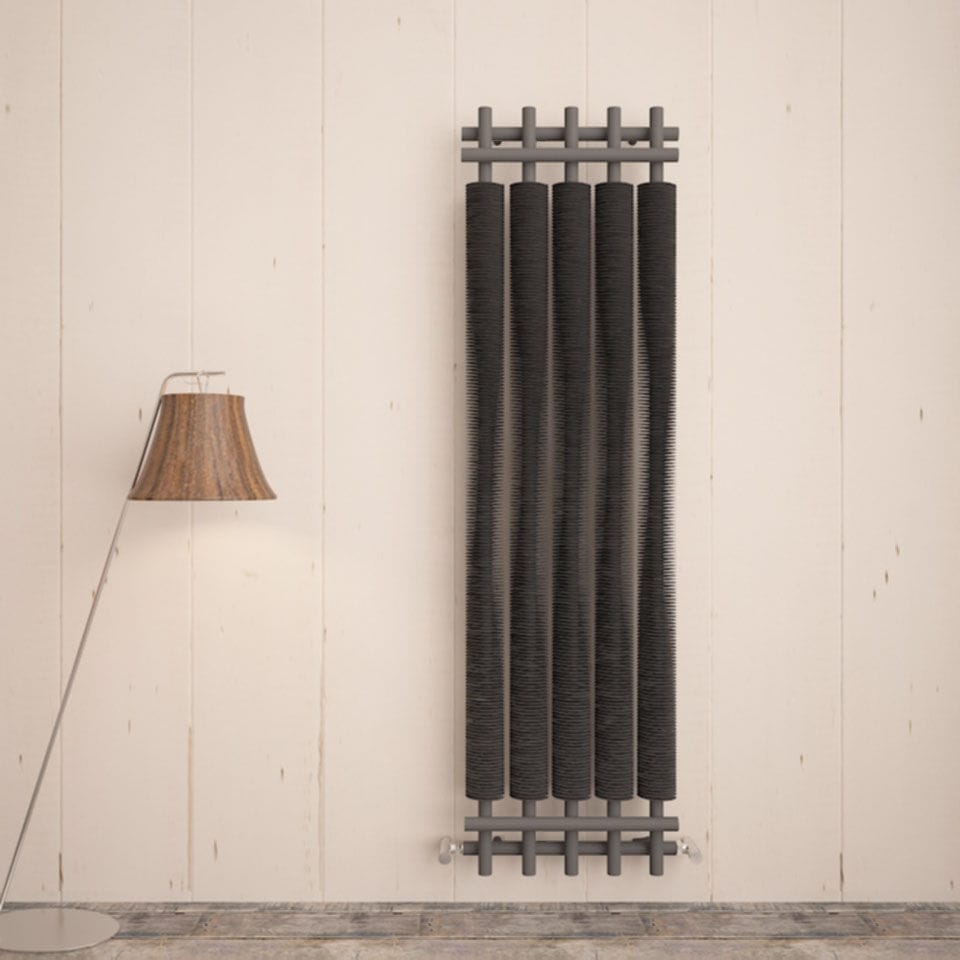 Radiador a água quente DORA Carisa Designer Radiators 1001 W1500