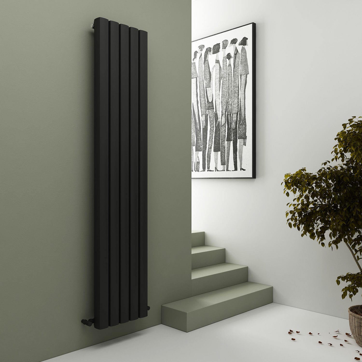 Radiador a água quente VESTA Carisa Designer Radiators 1501 W